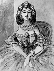 Porträt einer Dame, 19. Jahrhundert, 1930