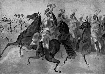 Die Eskorte der Kürassiere, 19. Jahrhundert, 1930