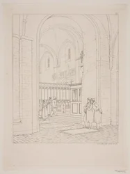 Teil des Chors in der Kirche von Ringsted
