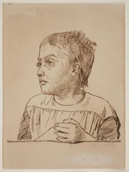 Porträt von Elise Købke