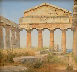 Der Tempel der Athena in Paestum