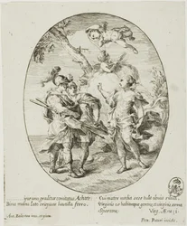 Aeneas, Venus und Achates