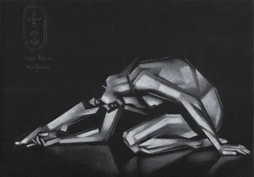Gebogene geometrische Figur