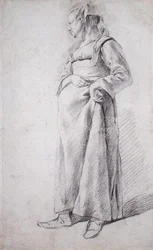 Stehende Bäuerin
