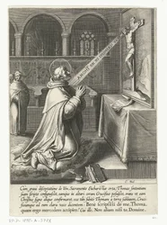 Heiliger Thomas von Aquin im Gespräch mit einem Kruzifix (Das Leben des heiligen Thomas von Aquin)