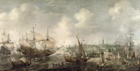 Die Ankunft von Friedrich V. in Vlissingen im Jahr 1613