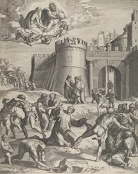 Das Martyrium des Heiligen Stephanus, 1576