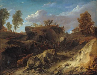 Die hohle Straße, ca. 1700