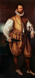 Porträt von Martin Frobisher, ca. 1577