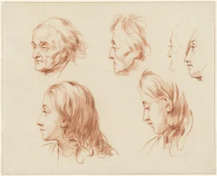 Studien von Köpfen