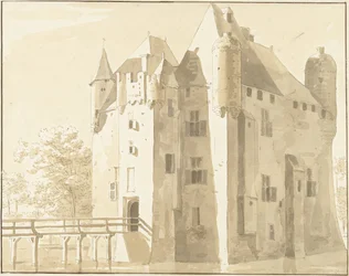 Schloss Frissestein in Herwijnen, Rückseite