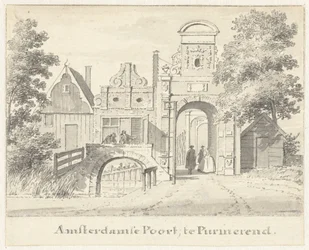 Das Amsterdamer Tor in Purmerend