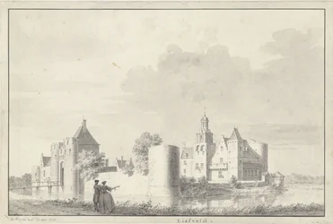 Schloss Liesveld bei Groot-Ammers in der Alblasserwaard