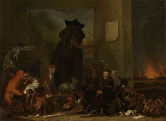 Satire auf den Prozess von Johan van Oldenbarnevelt