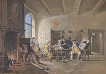 Wachstube, 1744