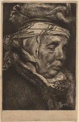 Kopf einer alten Frau (Visschers Mutter)
