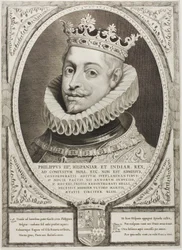 Philipp III., König von Spanien, aus Principes Hollandiae, Zelandiae, et Frisiae
