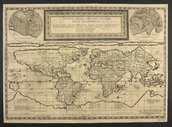 Weltkarte, Totius Orbis cognier universalis descriptio