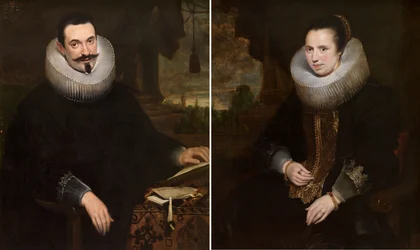 Barthel Van den Berghe und seine Frau Elisabeth Hoegaerts