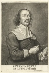Porträt des Malers Petrus Meerte