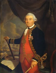 Porträt von Johan Arnold Zoutman (1724-1793), Vizeadmiral