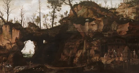 Landschaft mit dem Anbruch der Zivilisation