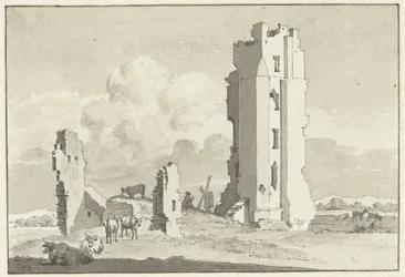 Ruine des Hauses in Kleef bei Haarlem
