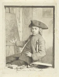 Selbstporträt von Cornelis van Noorde