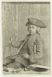 Selbstporträt von Cornelis van Noorde