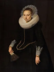Porträt von Maria Overrijn van Schoterbosch (1599/1600-1638)