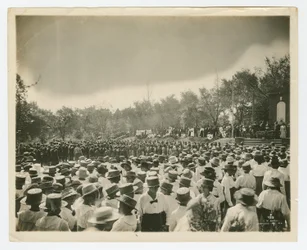 Abschluss am Tuskegee-Institut, ca. 1916-18
