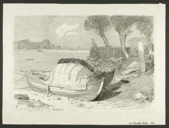 Angespülte Boote