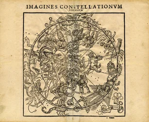 Imagines Constellationum Borealium (Nordliche Himmelsplanisphäre)