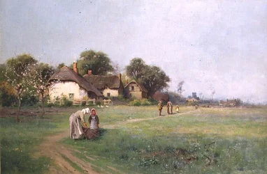 Sammeln von Brennholz