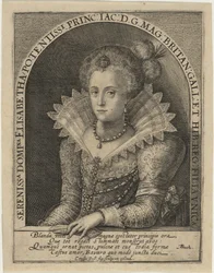Prinzessin Elisabeth, Gemahlin des Kurfürsten Friedrich V. von der Pfalz, König von Böhmen