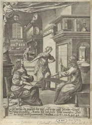 Christus im Haus von Marta und Maria