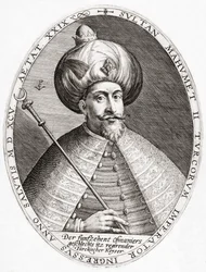 Mehmed III. Sultan, Osmanisches Reich. Porträt.