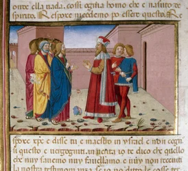 Nikodemus der Pharisäer besucht Jesus