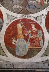 Der Tod des Kyros, König von Persien, Detail aus Das Rad von Barlaam
