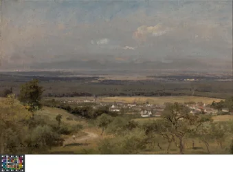 Landschaft in der Nähe von Gasny (Normandie)