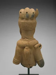 Kopf und Torso einer weiblichen Figur, Jos-Plateau-Region, Nigeria, 500 v. Chr.-200 n. Chr. (Irdenware)