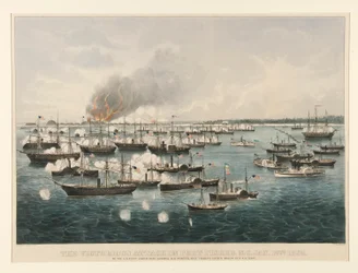 Der siegreiche Angriff auf Fort Fisher, N.C.