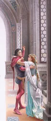 Willst du gehen? Es ist noch nicht Tag, Illustration aus Romeo und Julia