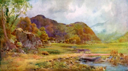 Auf dem Marsch bei Lodore, Cumberland, 1924-1926