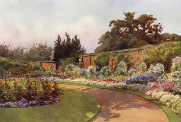 Ein jährlicher Rand, Prinzessin Charlottes Garten, Claremont