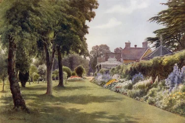 Kräuterbeet, Osborne Cottage