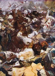 Angriff der Lanzenreiter bei Kandahar