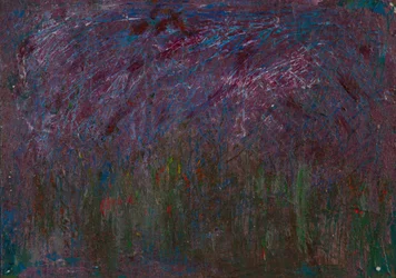 Dunkle abstrakte Landschaft