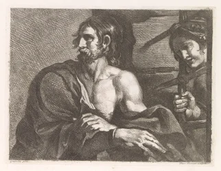 Johannes der Täufer im Gefängnis von Salome besucht