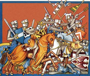 Mittelalterliche Schlacht